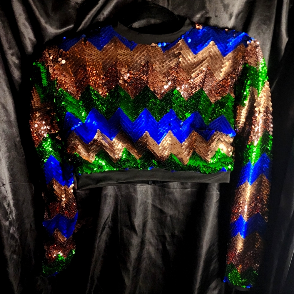 2 -Piece Sequins Pants Set